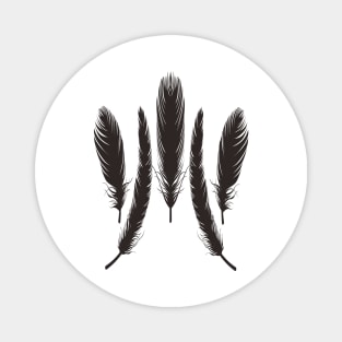 Cute bird feathers Magnet